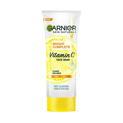 Garnier Face Wash Bright Complete Vitamin C Gel 